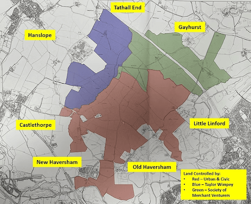 Castlethorpe plan map